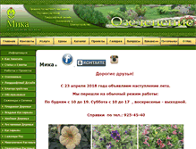 Tablet Screenshot of mikaspb.ru